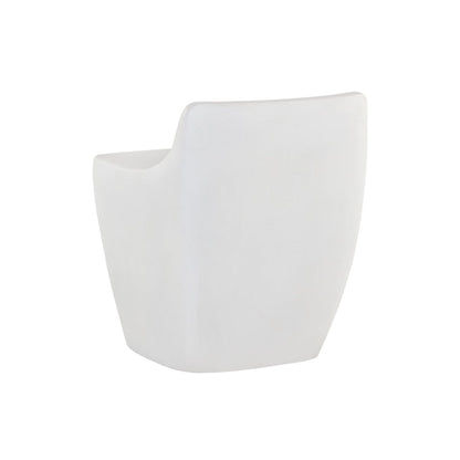 Sunpan Ledger Stool - White - 109275 - Sunpan - $598.00