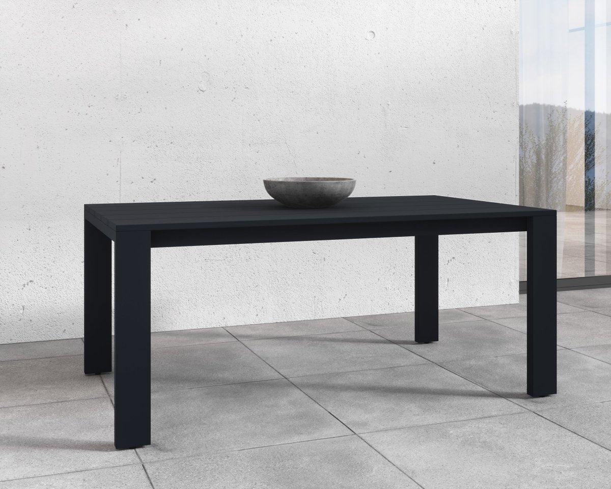 Sunpan Lucerne Dining Table - Sterling Black - 70" - 109502 - Sunpan - $1998.00