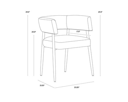 Sunpan Maestro Dining Armchair - 106493 - Sunpan - $798.00
