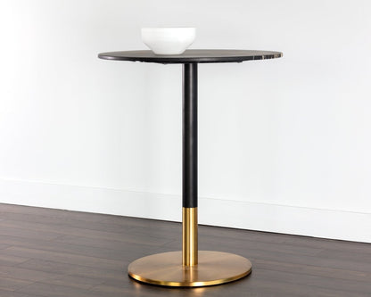 Sunpan Massie Bar Table - Black Marble - 105681 - Sunpan - $3498.00