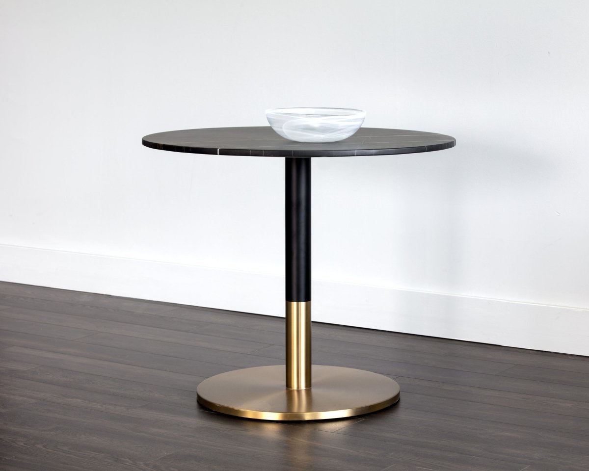 Sunpan Massie Bistro Table - Black Marble - 35.5" - 105315 - Sunpan - $3798.00