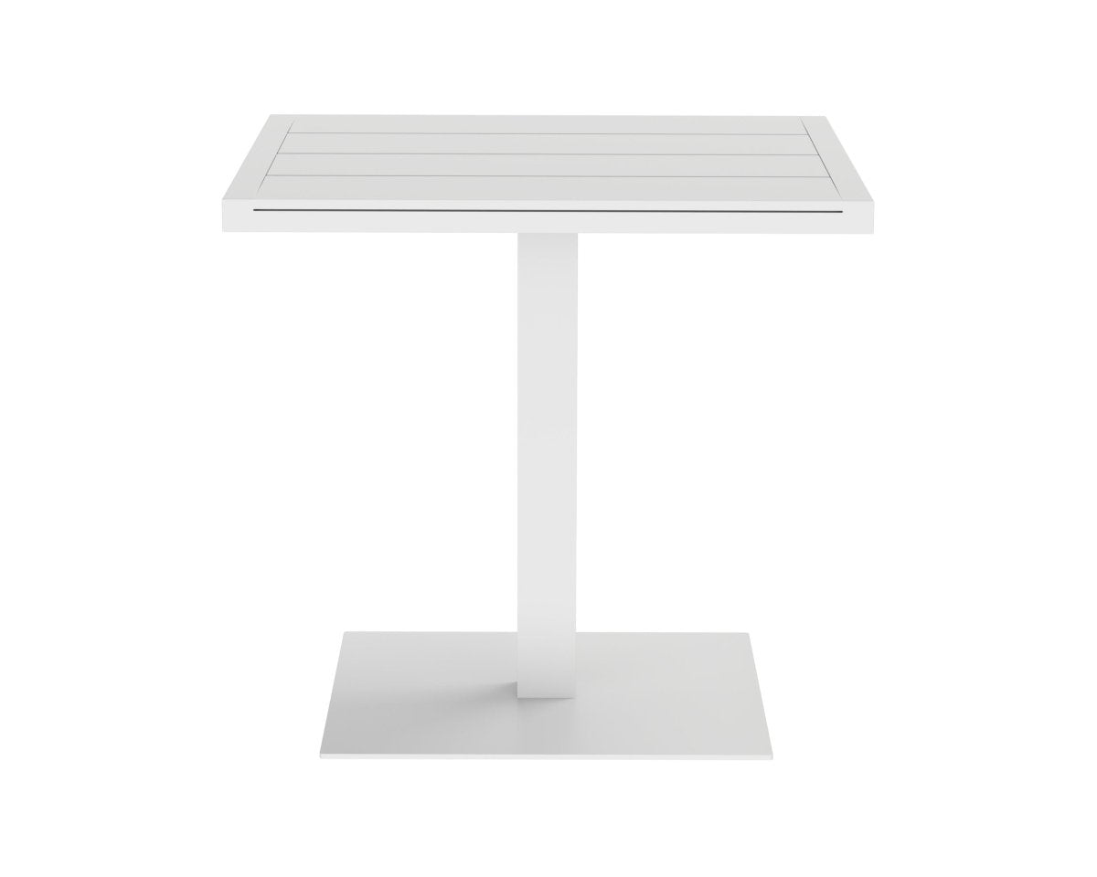 Sunpan Merano Bistro Table - White - 111229 - Sunpan - $1198.00