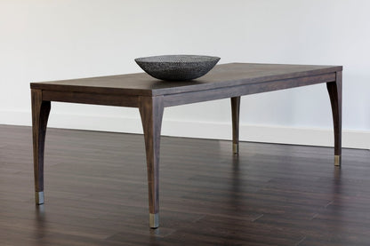 Sunpan Mid-Century Modern Greyson Rectagnle Dining Table - Smoke Acacia - 86.5" - Seats 8 - 102397 - Sunpan - $1798.00