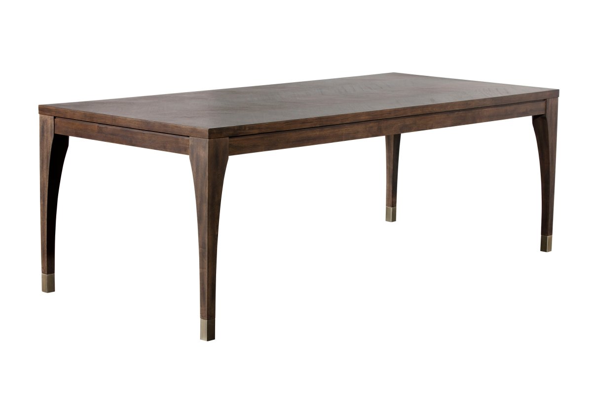 Sunpan Mid-Century Modern Greyson Rectagnle Dining Table - Smoke Acacia - 86.5" - Seats 8 - 102397 - Sunpan - $1798.00