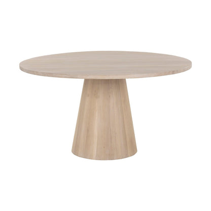 Sunpan Modern Elina Dining Table - Round - Light Oak - 54" - Seats 4 - 111022 - Sunpan - $3098.00