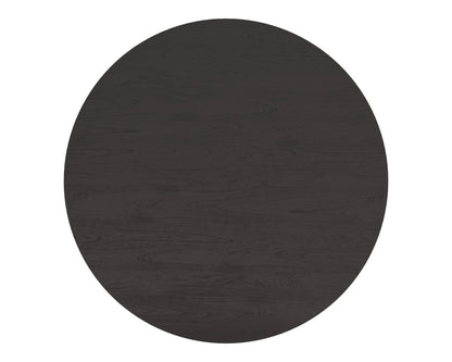 Sunpan Modern Kalla Dining Table - Round - Charcoal - 68" - Charcoal - Wood - Seats 4 - 111307 - Sunpan - $1998.00