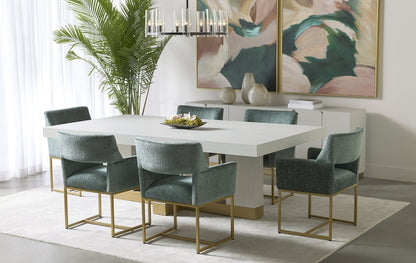 Sunpan Modern Rectangle Greco Dining Table - Gauntlet Grey - 94.5" - Seats 8 - 109756 - Sunpan - $3198.00