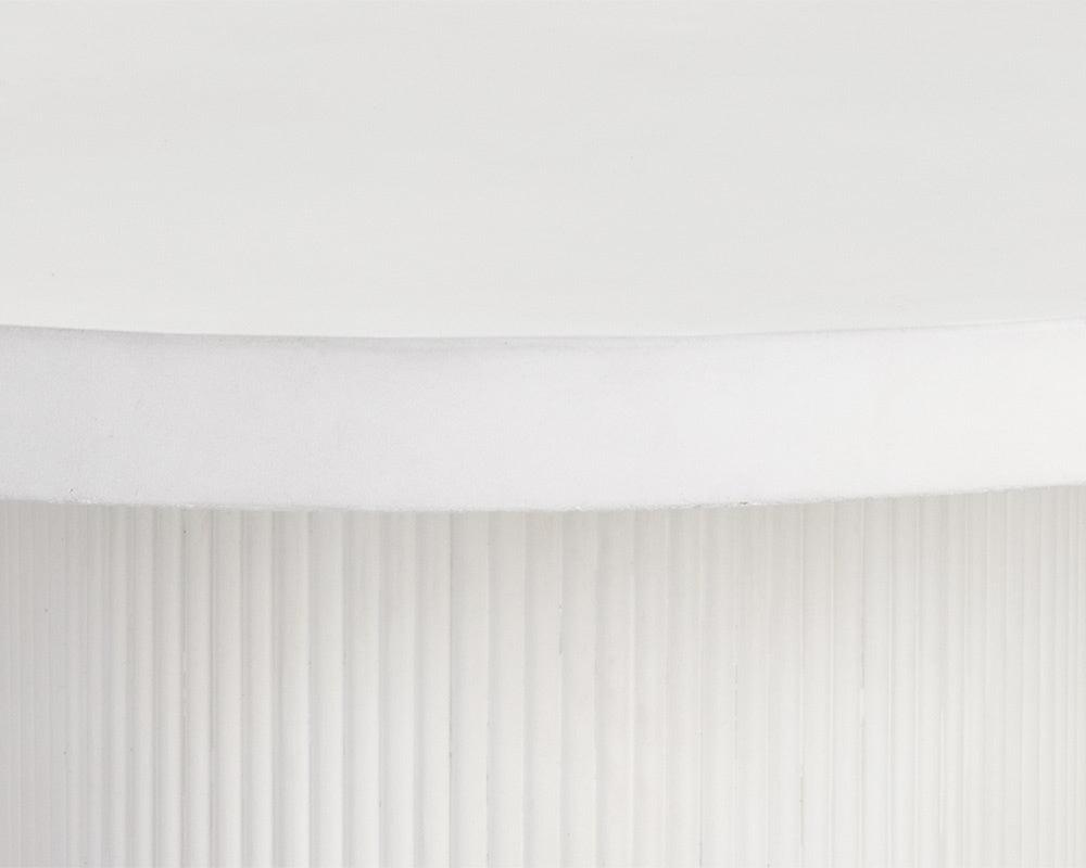 Sunpan Nicolette Dining Table - White - 40" - 109289 - Sunpan - $1998.00