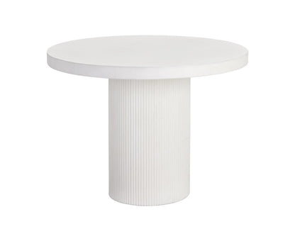 Sunpan Nicolette Dining Table - White - 40" - 109289 - Sunpan - $1998.00