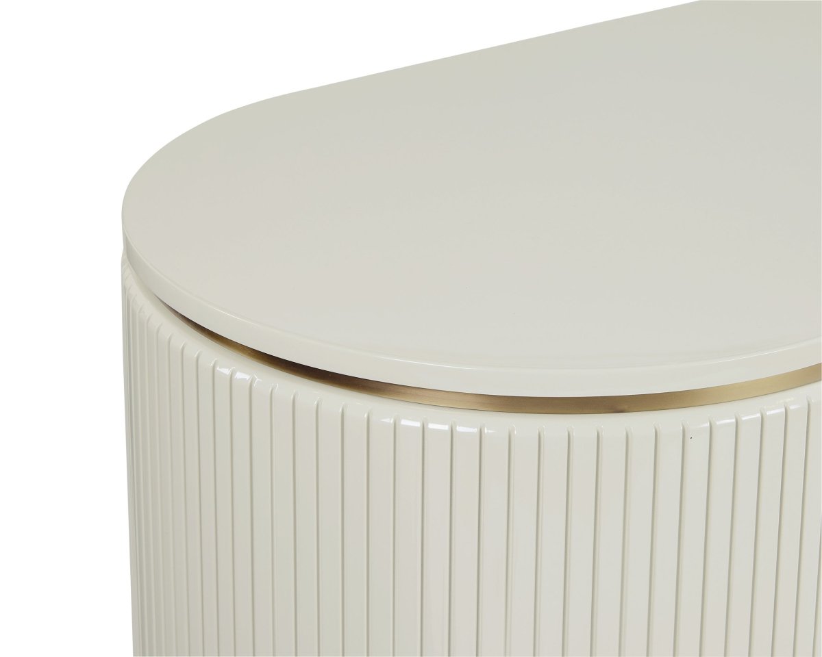 Sunpan Paloma Sideboard - High Gloss Cream - 108337 - Sunpan - $2798.00