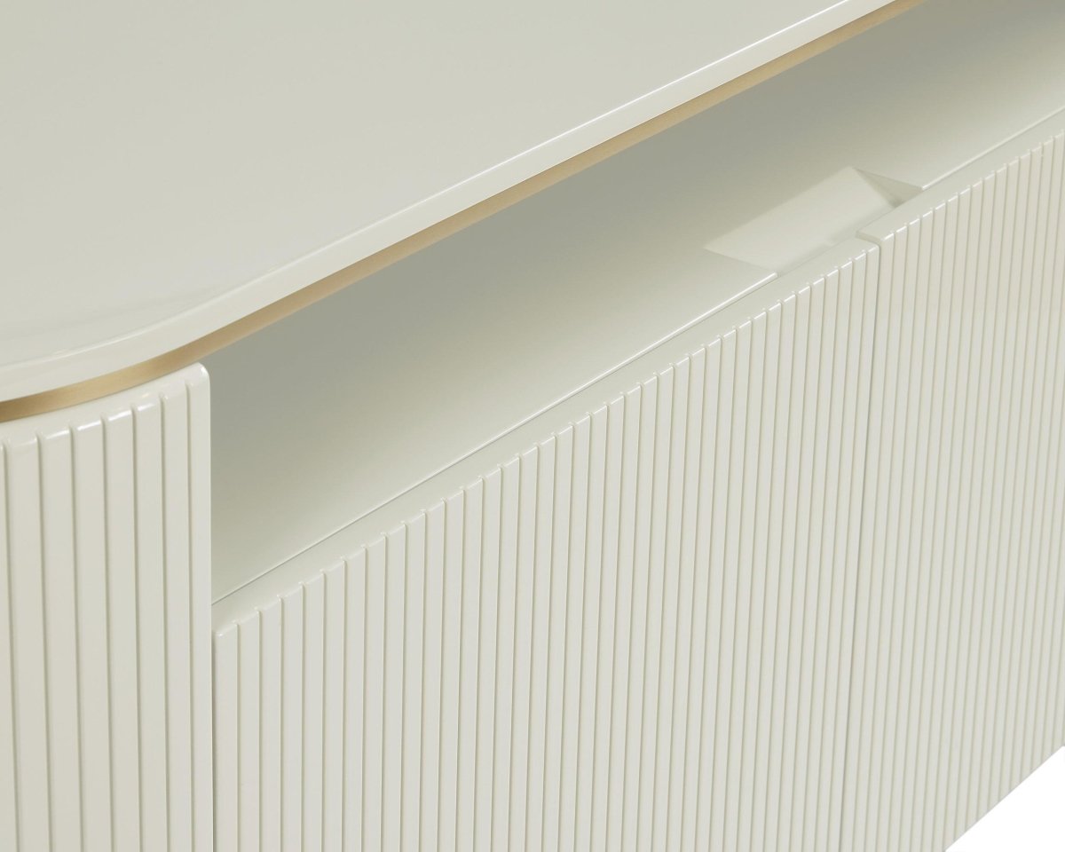 Sunpan Paloma Sideboard - High Gloss Cream - 108337 - Sunpan - $2798.00