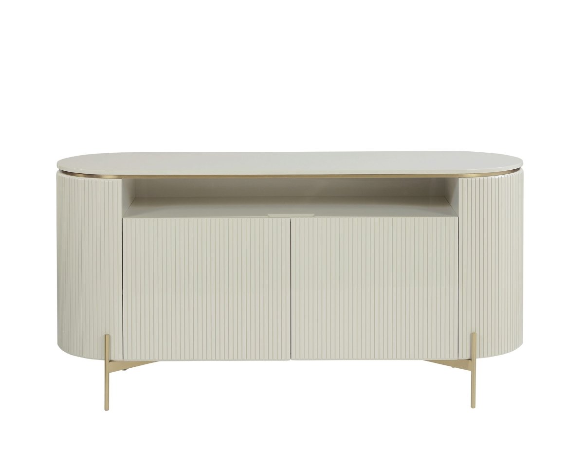 Sunpan Paloma Sideboard - High Gloss Cream - 108337 - Sunpan - $2798.00