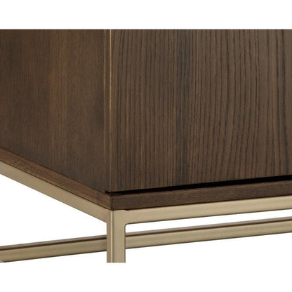 Sunpan Rebel Sideboard - Small - Gold - Raw Umber - 104612 - Sunpan - $1398.00