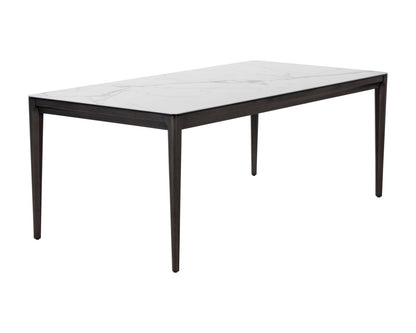Sunpan Rectangle Ceramic Modern Queens Dining Table - 78.75" - Seats 6 - 105749 - Sunpan - $2598.00