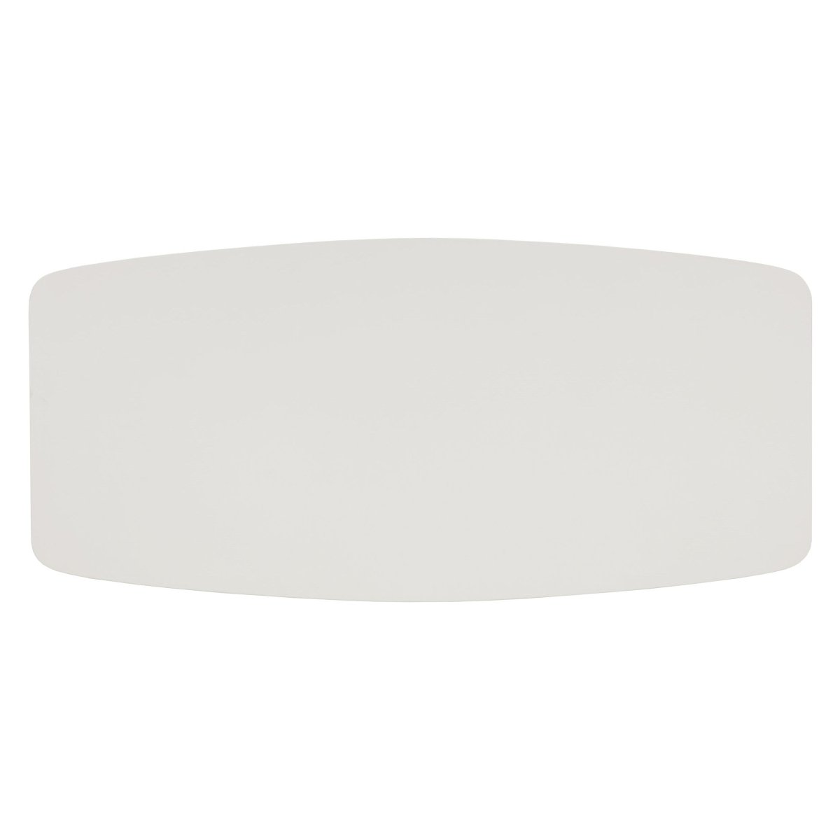 Sunpan Rectangle Contemporary Calida Dining Table - 98", White, Faux Leather, Seats 8 - 111381 - Sunpan - $3998.00