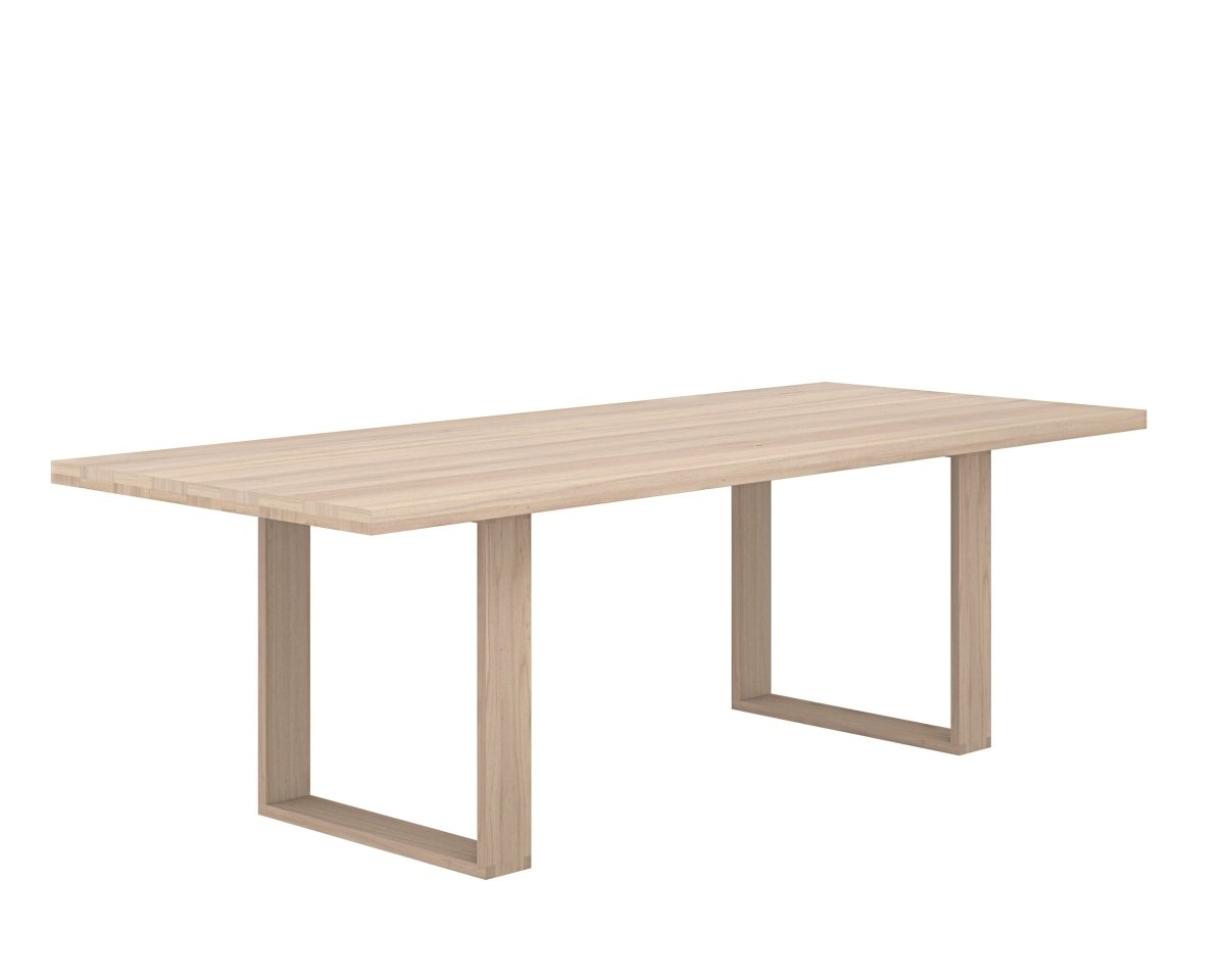 Sunpan Rectangle Mid-Century Modern Thanus Dining Table - Light Oak - 94.5" - Seats 6 - 106758 - Sunpan - $2998.00