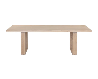 Sunpan Rectangle Mid-Century Modern Thanus Dining Table - Light Oak - 94.5" - Seats 6 - 106758 - Sunpan - $2998.00