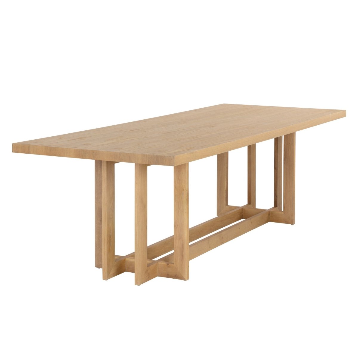 Sunpan Rectangle Modern Disera Dining Table - Natural - 96" - Solid Wood, Seats 8 - 109203 - Sunpan - $2998.00
