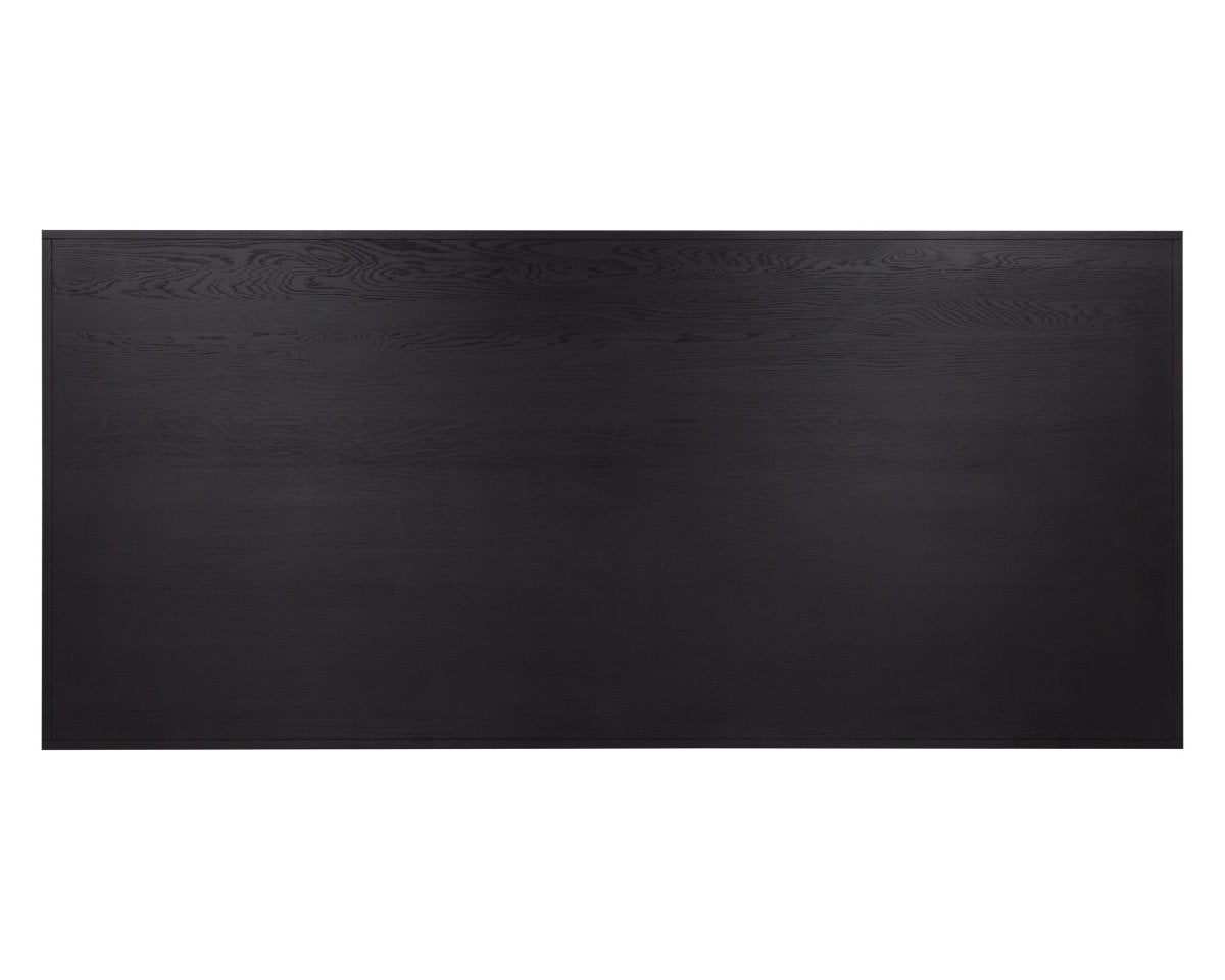 Sunpan Rectangle Modern Judson Dining Table - 100" - Black - Wood - Seats 8 - 111418 - Sunpan - $3198.00