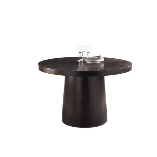 Sunpan Round Classic Cameo Dining Table - 47", Wood, Brown, Seats 6 - 33211 - Sunpan - $1398.00