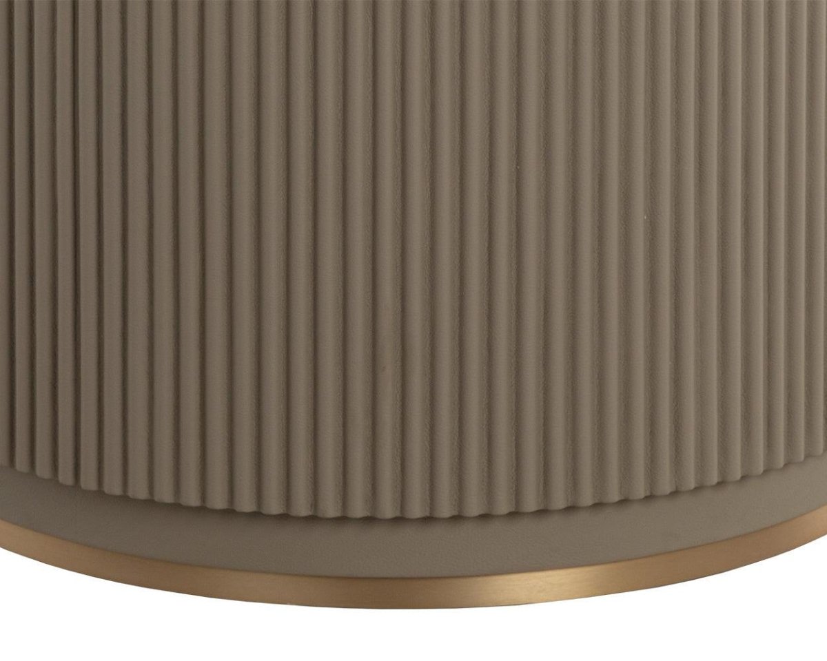 Sunpan Round Contemporary Cataldi Dining Table - 59", Marble, Cream, Seats 6 - 111118 - Sunpan - $4998.00