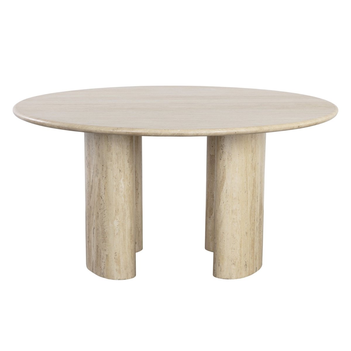 Sunpan Round Wood Modern Savona Dining Table - 59" - Natural - Seats 4-6 - 111359 - Sunpan - $4998.00
