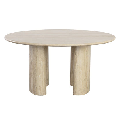 Sunpan Round Wood Modern Savona Dining Table - 59" - Natural - Seats 4-6 - 111359 - Sunpan - $4998.00