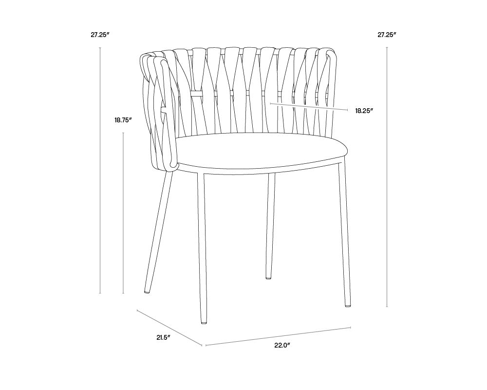 Sunpan Sarai Dining Armchair - 106187 - Sunpan - $518.00
