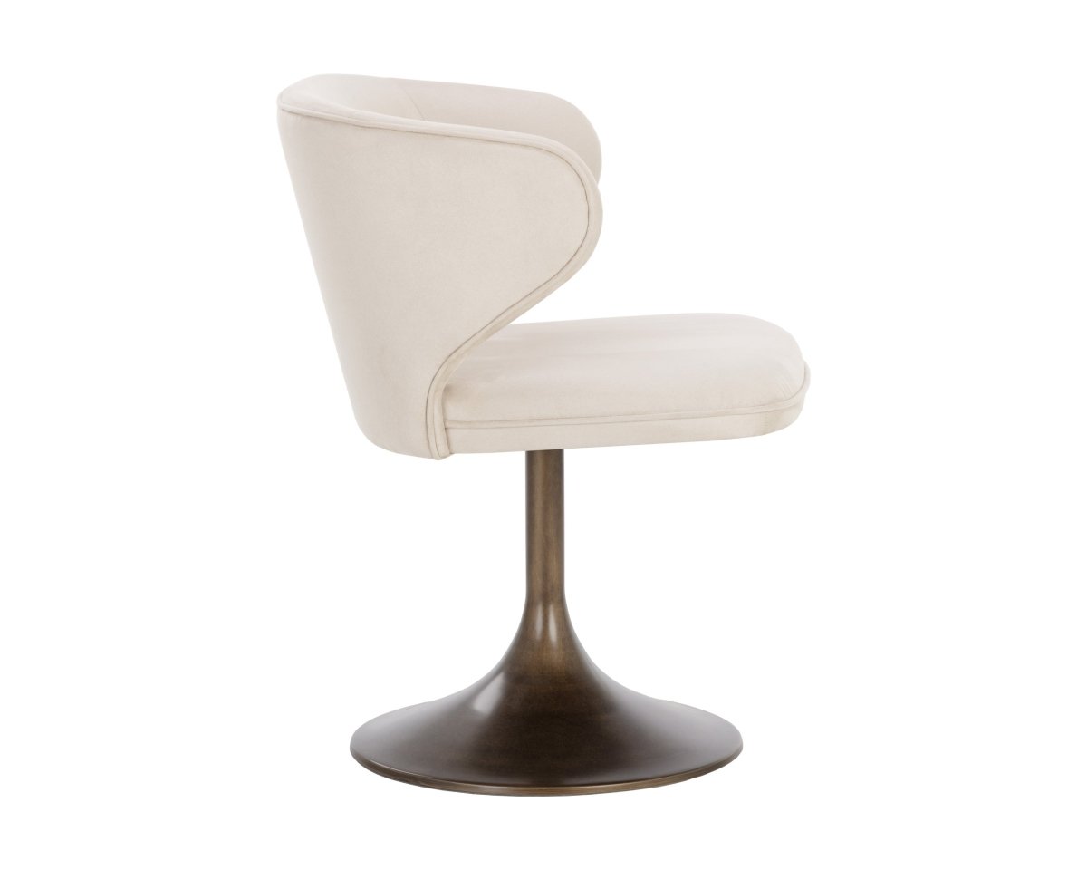 Sunpan Simone Swivel Dining Chair - 108761 - Sunpan - $998.00