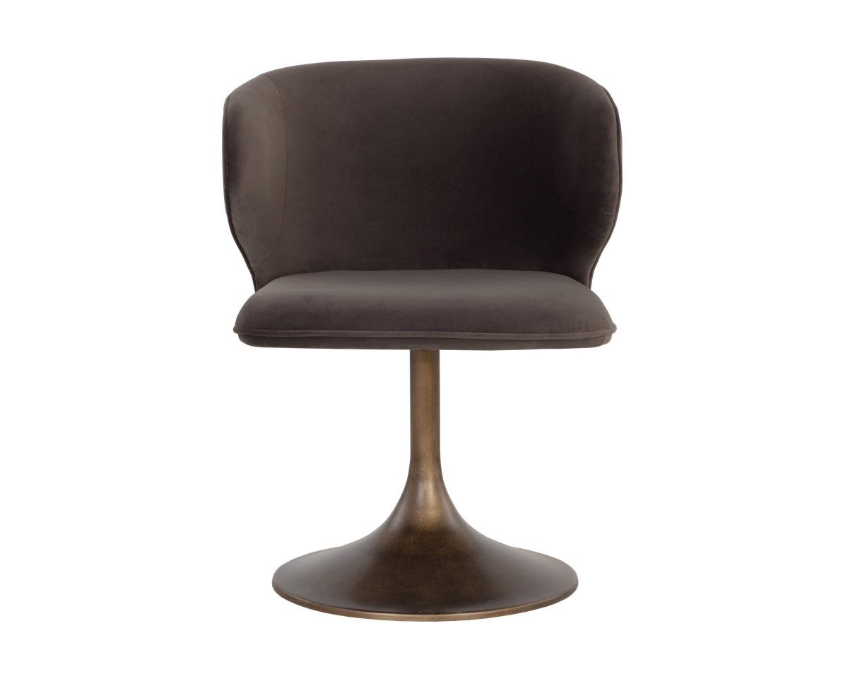 Sunpan Simone Swivel Dining Chair - 108761 - Sunpan - $998.00
